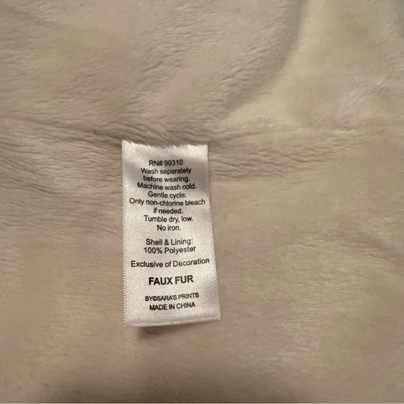 Kids Pink and White Puffer Jacket - Picture 7 of 14